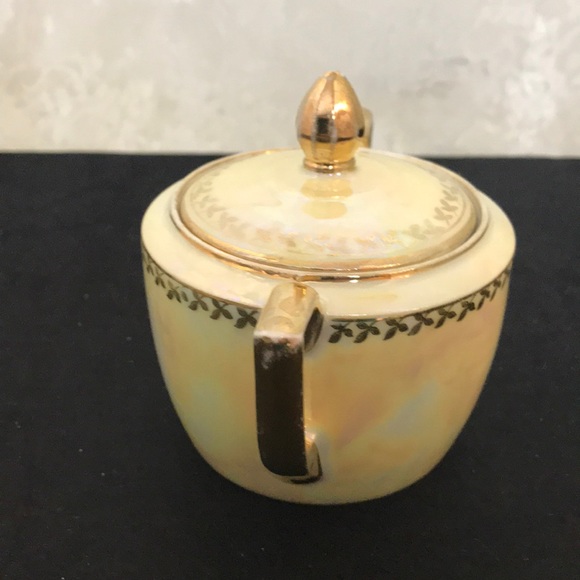 Union K Porcelain Lusterware Sugar Bowl - Picture 2 of 7